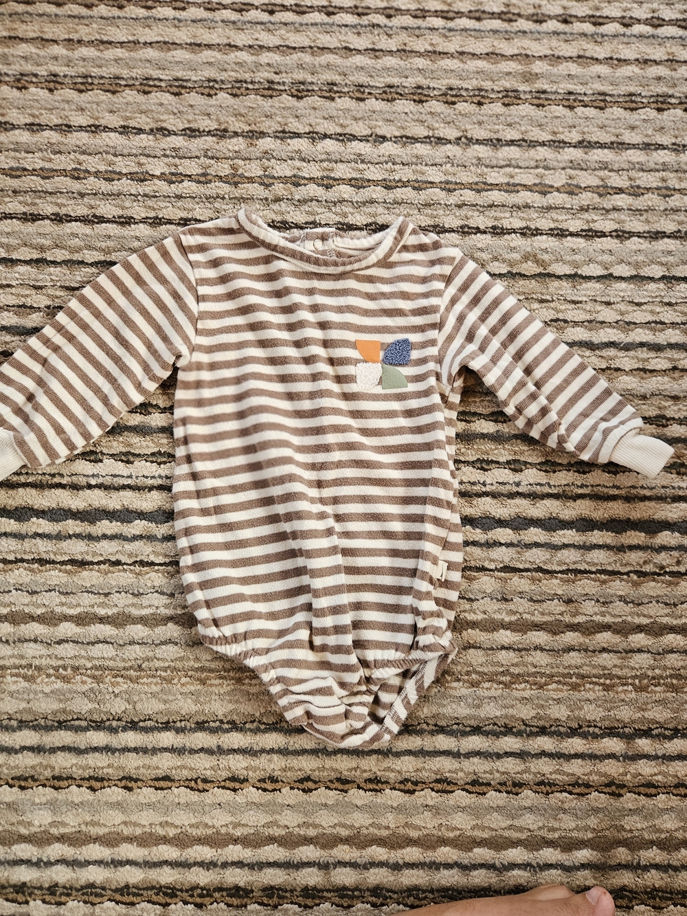 Striped Baby Romper